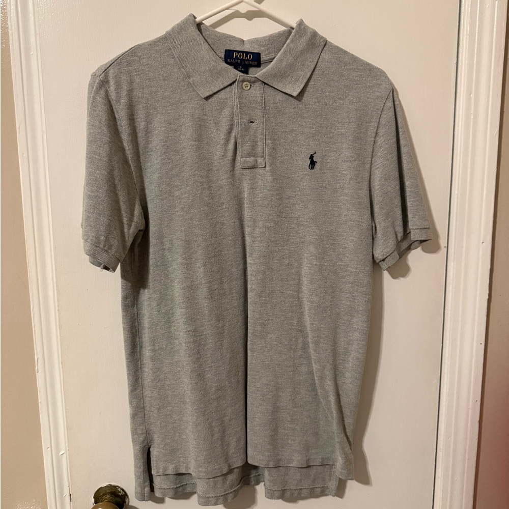 Polo Ralph Lauren Kids’ Polo Shirt – Gray L (14–16)